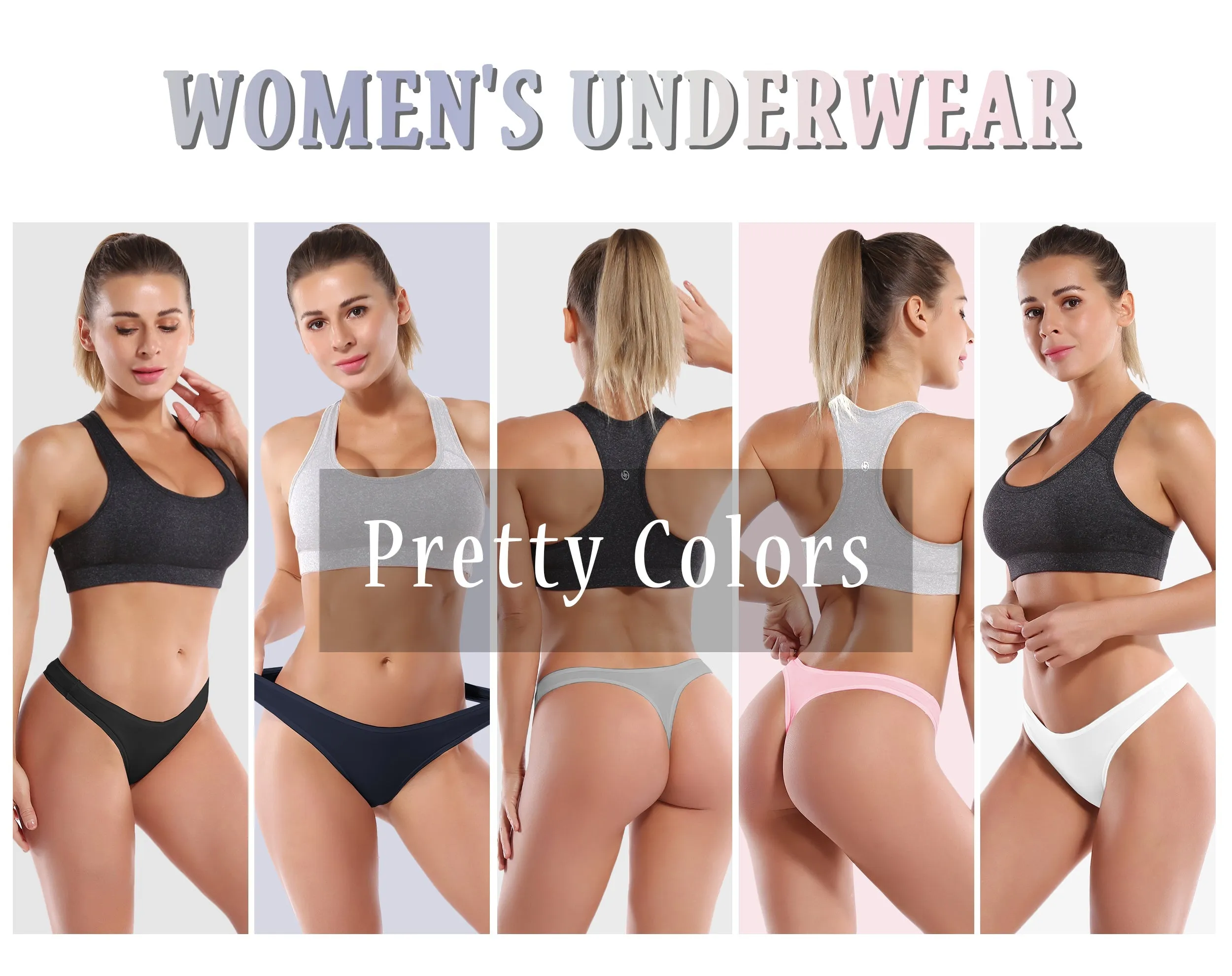 Super Soft Modal Sports Thongs underwear lightpink_yoga