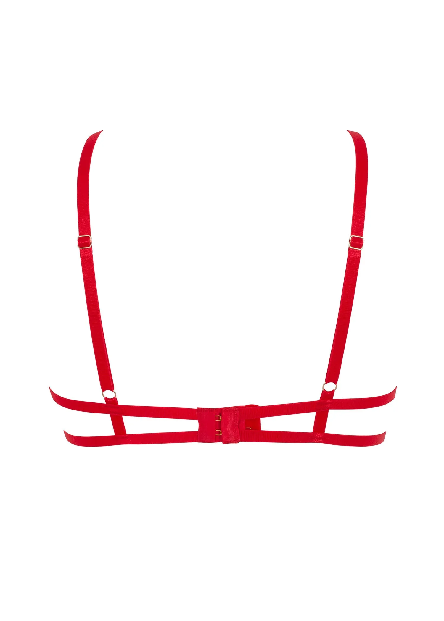 Tallulah Open Bra (Red)