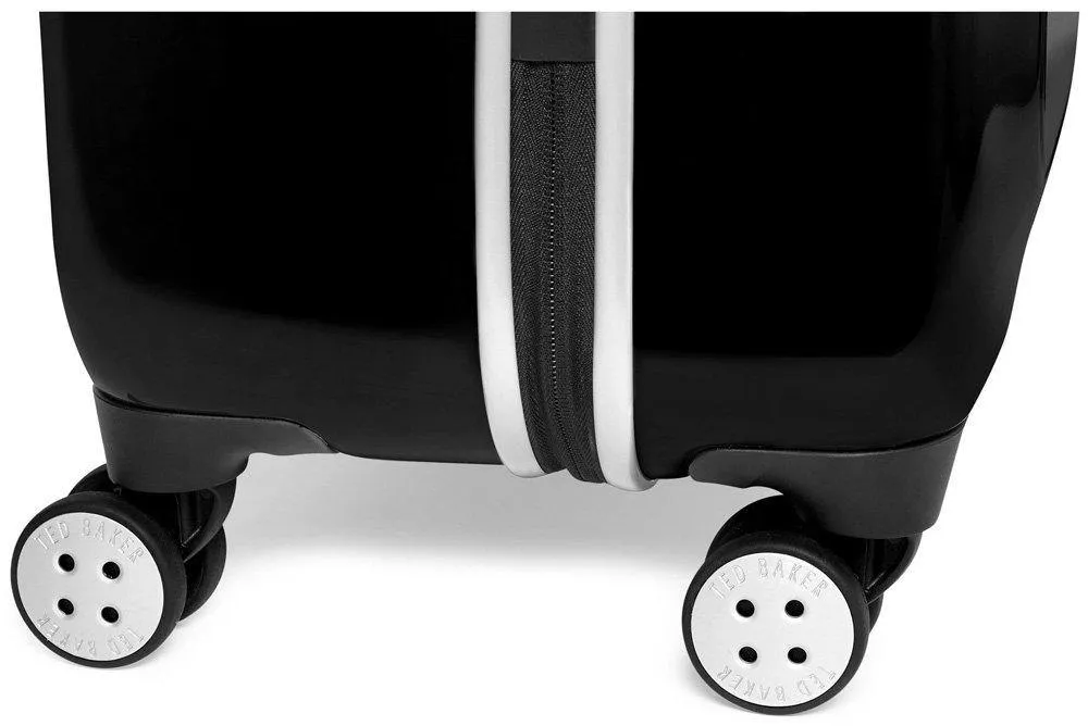 Ted Baker Hardsider Herringbone Checked-Medium 4-Wheel Medium Luggage