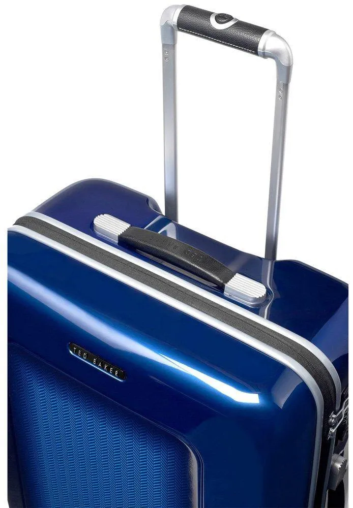 Ted Baker Hardsider Herringbone Checked-Medium 4-Wheel Medium Luggage