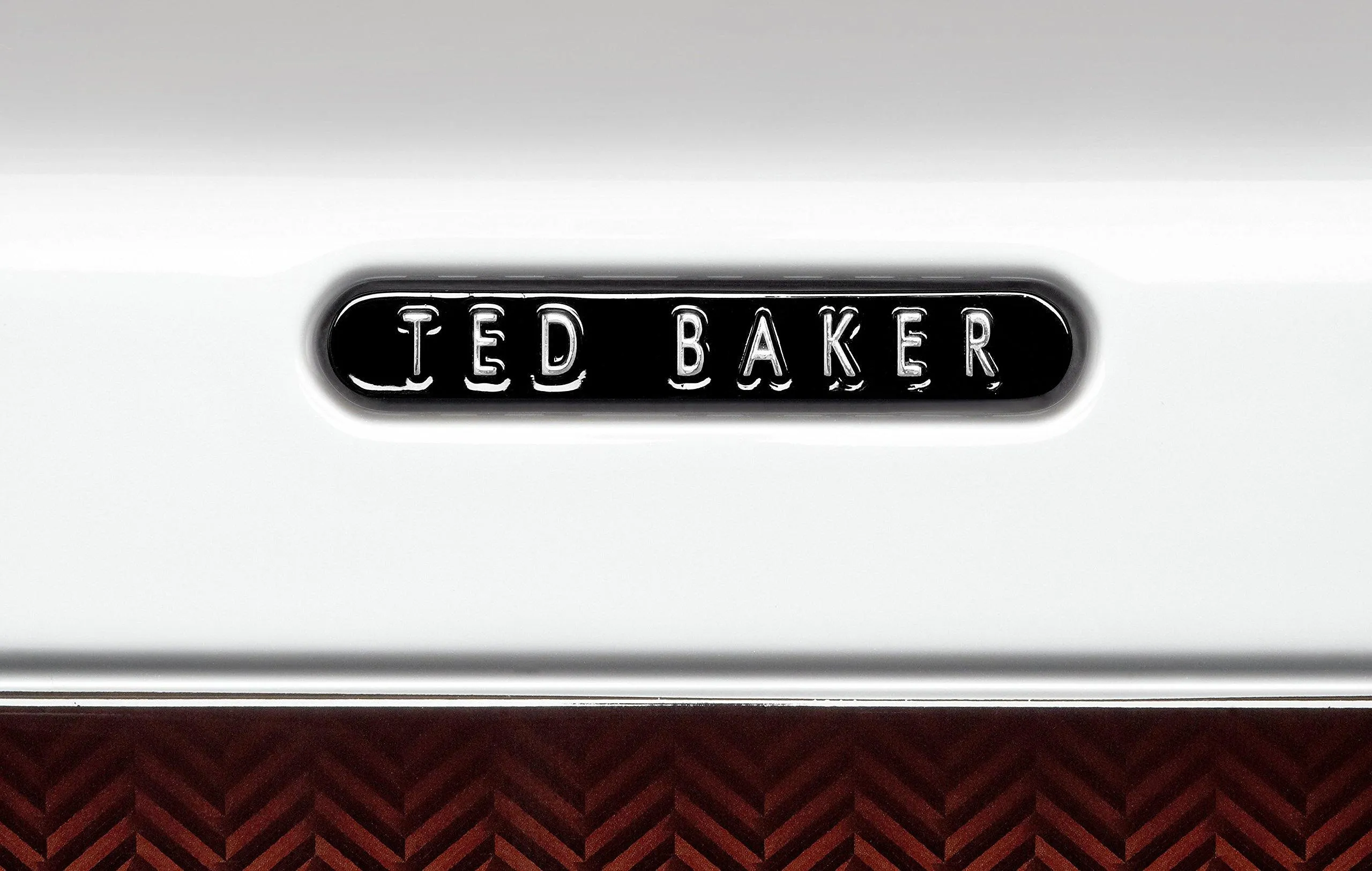 Ted Baker Hardsider Herringbone Checked-Medium 4-Wheel Medium Luggage