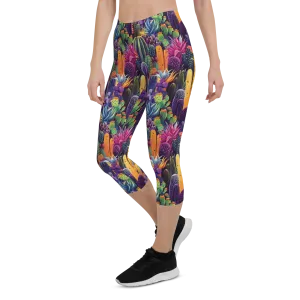 Twilight Cactus Capris