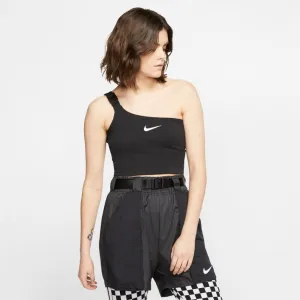 W CROPPED TANK BLACK