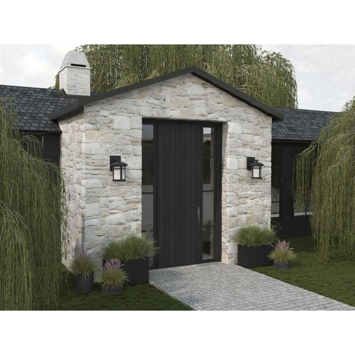 Wish Collection One-Light Small Wall Lantern