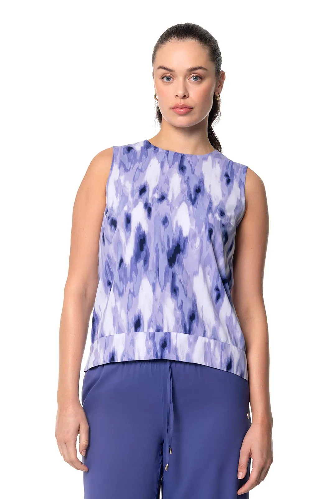 Women's St. Tropez Swing Tank Top | Future Dusk Icat Watercolor