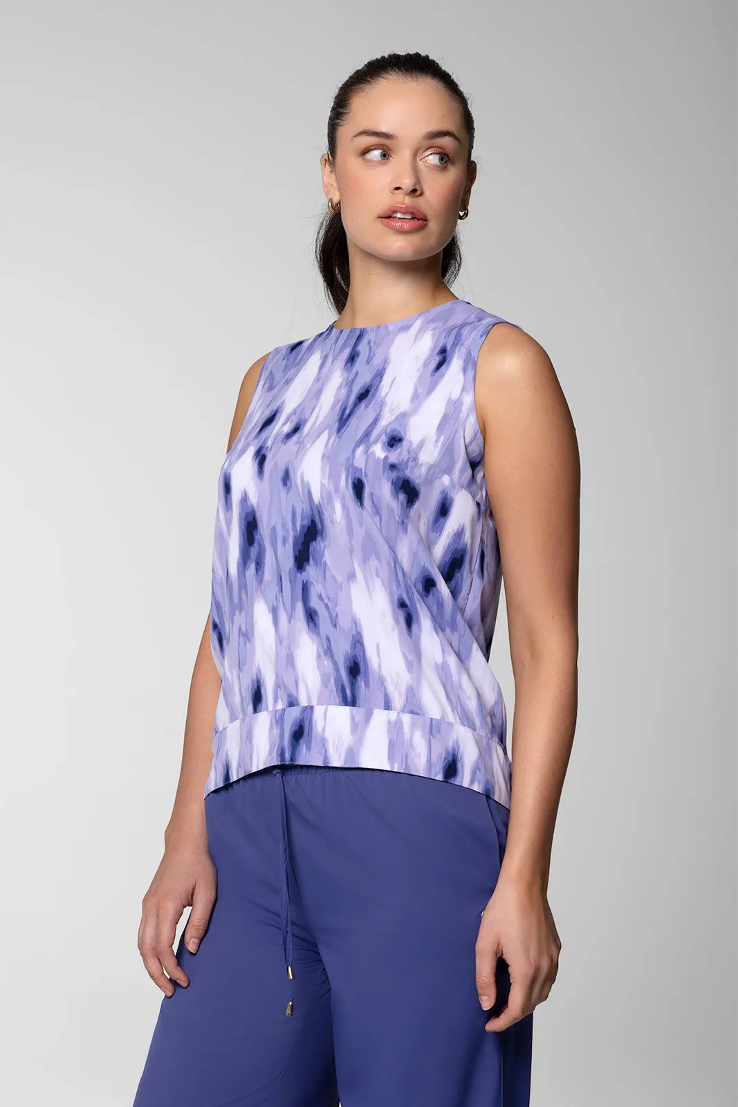 Women's St. Tropez Swing Tank Top | Future Dusk Icat Watercolor