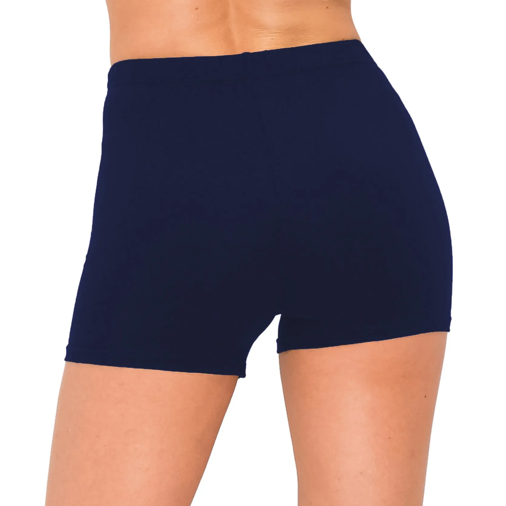 Yoga Shorts - 1 Inch Waistband - Solid Colors