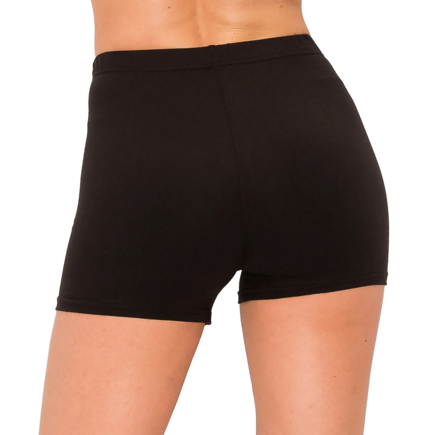 Yoga Shorts - 1 Inch Waistband - Solid Colors